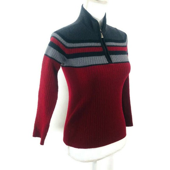 Armani Exchange 1/4 Zip Sweater Size Small - Picture 3 of 7